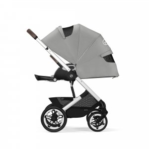 Poussette talos s lux 2 stone grey châssis silver Cybex