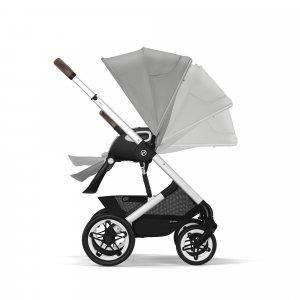Poussette talos s lux 2 stone grey châssis silver Cybex