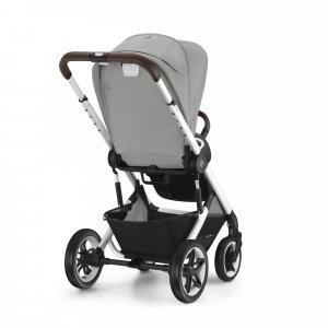 Poussette talos s lux 2 stone grey châssis silver Cybex
