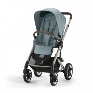 Poussette talos s lux 2 stormy blue châssis taupe Cybex