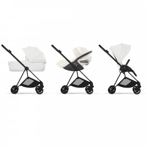Poussette compacte mios 4 off white châssis matt black Cybex