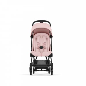 Poussette compacte coya peach pink châssis matt black Cybex