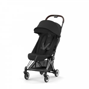 Poussette compacte coya sepia black châssis chrome brown Cybex