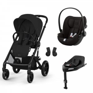 Poussette duo balios s lux 3 moon black + cloud g i-size + base g Cybex