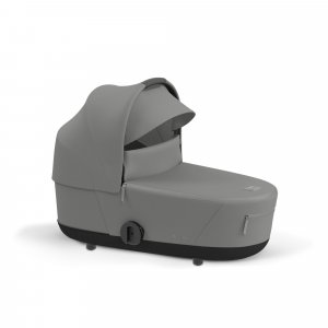 Poussette duo mios 3 mirage grey châssis matt black + nacelle luxe Cybex