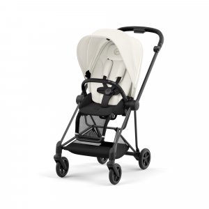 Poussette duo mios 3 off white châssis matt black + nacelle luxe Cybex