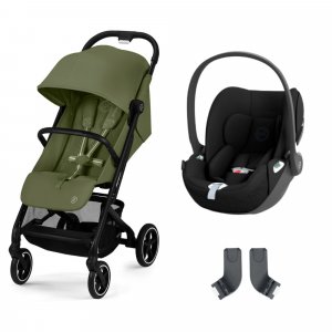 Poussette duo beezy 3 moss green + cloud t i-size Cybex