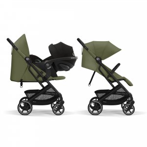 Poussette duo beezy 3 moss green + cloud t i-size Cybex