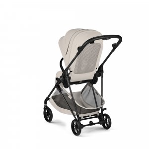 Poussette duo melio carbon 6 dune grey avec siège auto cloud t i-size Cybex