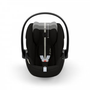 Poussette duo beezy 4 compacte magic black avec siège auto cloud g i-size tissu plus Cybex