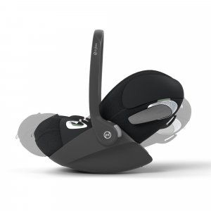 Poussette duo beezy 4 compacte magic black avec siège auto cloud t i-size tissu plus Cybex