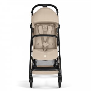 Poussette duo beezy 4 compacte almond beige avec siège auto cloud t i-size tissu plus Cybex