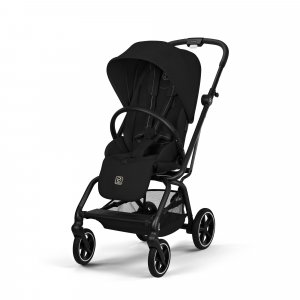 Poussette duo eezy s twist+ 2 pivotante magic black avec siège auto cloud t i-size tissu plus Cybex