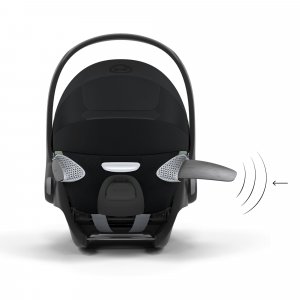Poussette duo eezy s twist+ 2 pivotante magic black avec siège auto cloud t i-size tissu plus Cybex