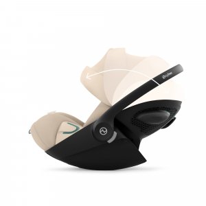 Poussette duo eezy s twist+ 2 pivotante almond beige avec siège auto cloud g3 i-size tissu plus Cybex