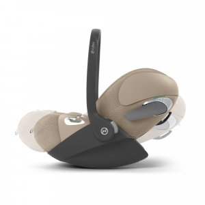Poussette duo eezy s twist+ 2 pivotante almond beige avec siège auto cloud t i-size tissu plus Cybex