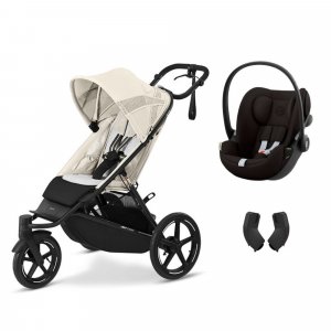 Poussette duo avi spin seashell beige + siège auto cloud g i-size Cybex