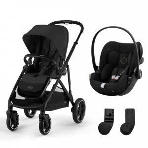 Poussette duo gazelle s moon black + siège auto cloud g i-size Cybex