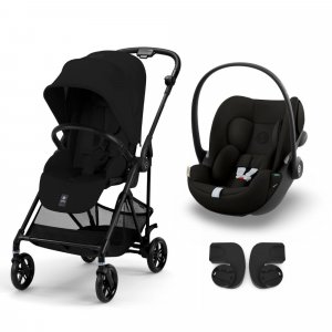 Poussette duo melio carbon magic black + cloud g i-size Cybex