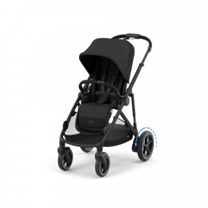 Poussette duo e-gazelle s moon black + siège auto aton b2 i-size Cybex