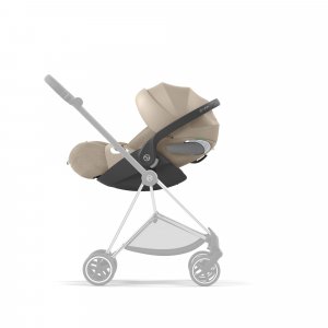 Poussette duo orfeo 3 compacte almond beige avec siège auto cloud t i-size plus Cybex