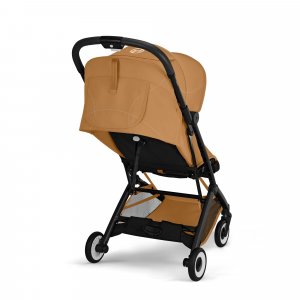 Poussette duo orfeo 3 compacte cinnamon yellow avec siège auto cloud t i-size Cybex