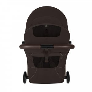 Poussette duo orfeo 3 compacte chocolate brown avec siège auto cloud t i-size Cybex