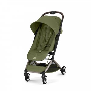 Poussette duo orfeo 3 compacte moss green avec siège auto aton b2 i-size Cybex