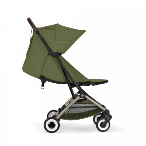 Poussette duo orfeo 3 compacte moss green avec siège auto cloud g i-size Cybex