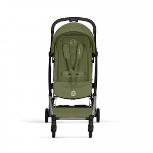 Poussette duo orfeo 3 compacte moss green avec siège auto cloud t i-size Cybex