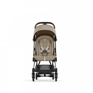 Poussette duo coya cozy beige châssis rosegold + cloud g i-size Cybex