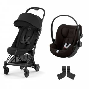Poussette duo coya sepia black châssis matt black + cloud g i-size Cybex