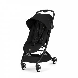 Poussette duo orfeo 3 compacte magic black avec siège auto cloud g i-size Cybex