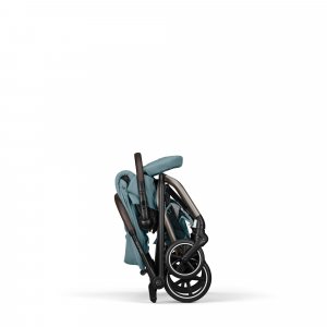 Poussette duo eezy s twist+ 2 pivotante stormy blue avec siège auto aton b2 i-size Cybex