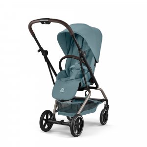 Poussette duo eezy s twist+ 2 pivotante stormy blue avec siège auto cloud g i-size Cybex