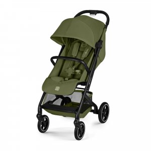 Poussette duo beezy 4 compacte moss green avec siège auto cloud g i-size Cybex