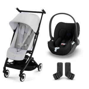 Poussette duo libelle 4 fog grey + cloud t i-size Cybex