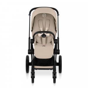 Poussette duo priam 5 avec nacelle pliable châssis matt black cozy beige Cybex