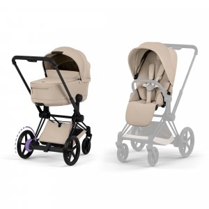Poussette duo e-priam 3 matt black Cybex