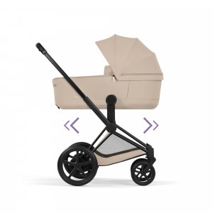 Poussette duo e-priam 3 matt black Cybex