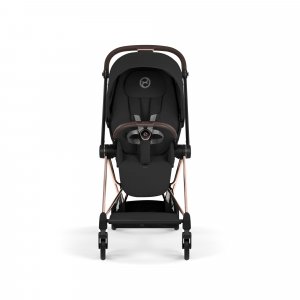 Poussette duo compacte mios 4 avec nacelle pliable châssis rosegold sepia black Cybex