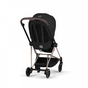Poussette duo compacte mios 4 avec nacelle pliable châssis rosegold sepia black Cybex