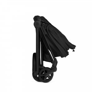 Poussette duo compacte mios 4 avec nacelle pliable châssis matt black sepia black Cybex