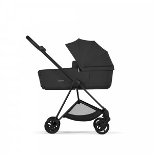 Poussette duo compacte mios 4 avec nacelle pliable châssis matt black sepia black Cybex