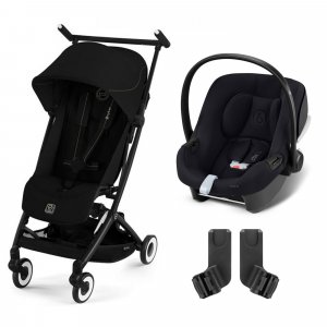Poussette duo libelle 4 magic black + aton b2 i-size Cybex
