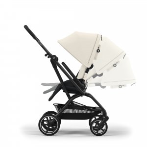 Poussette duo eezy s twist+ 2 canvas white + siège auto aton b2 i-size Cybex