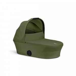 Poussette duo melio carbon 6 moss green avec nacelle melio cot Cybex