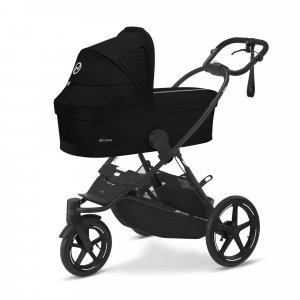 Poussette duo eezy s twist+ 2 pivotante magic black avec nacelle cot s Cybex
