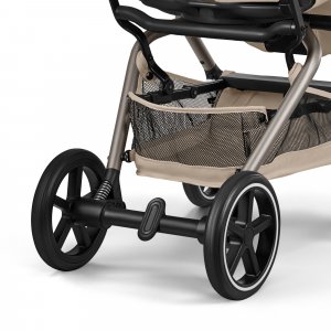 Poussette duo eezy s twist+ 2 pivotante almond beige avec nacelle cot s Cybex