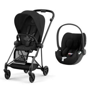 Poussette duo mios 3 sepia black châssis matt black + cloud t i-size Cybex